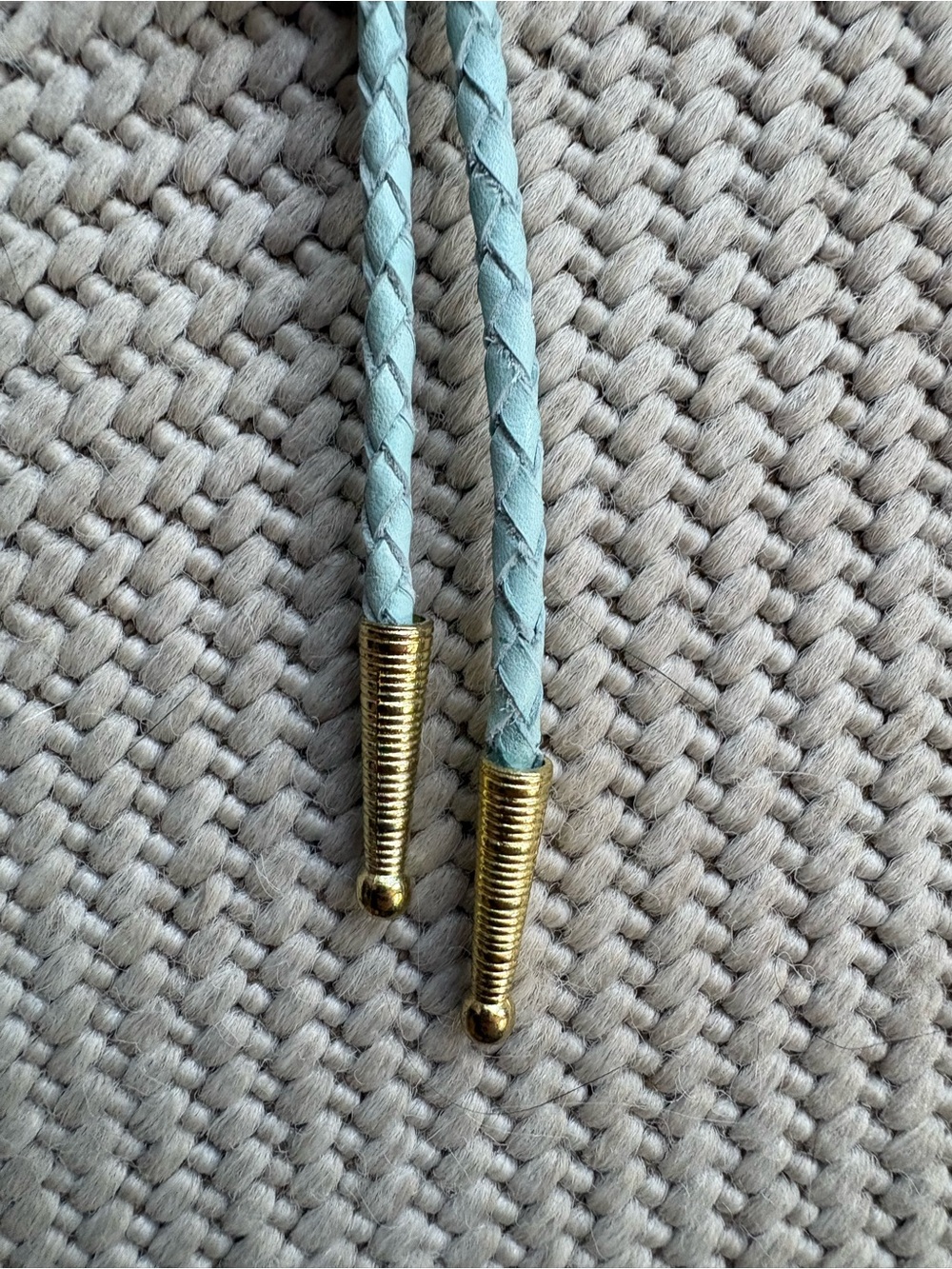 Gold Butterfly Pendant Bolo Necklace - Picture 3 of 4